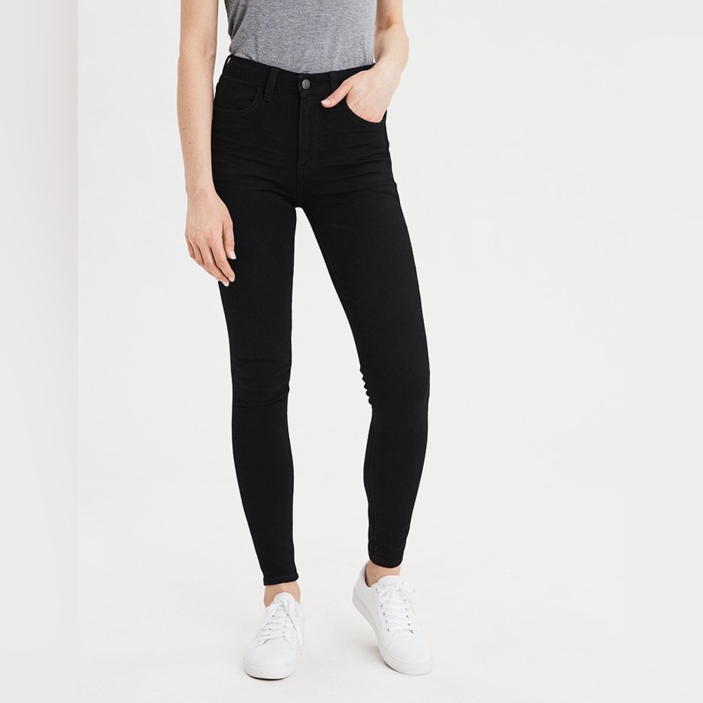 American Eagle The Dream Jean Size 4 Black